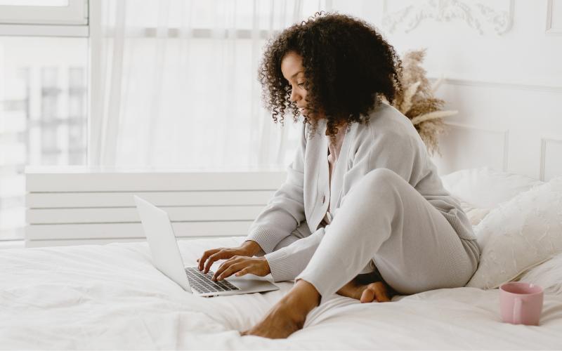 women working on laptop